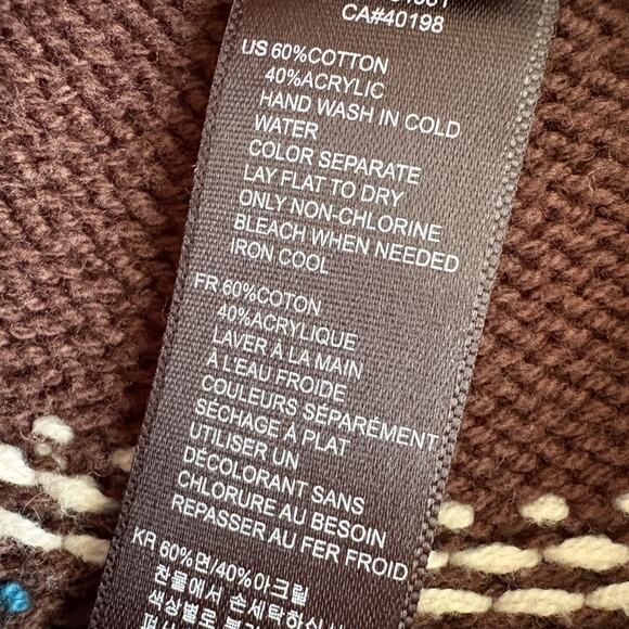 Y2K Apre Ski Lodge Fair Isle Knit Reindeer Hot Pants Winter Cozy Lounge Shorts S - Picture 4 of 6